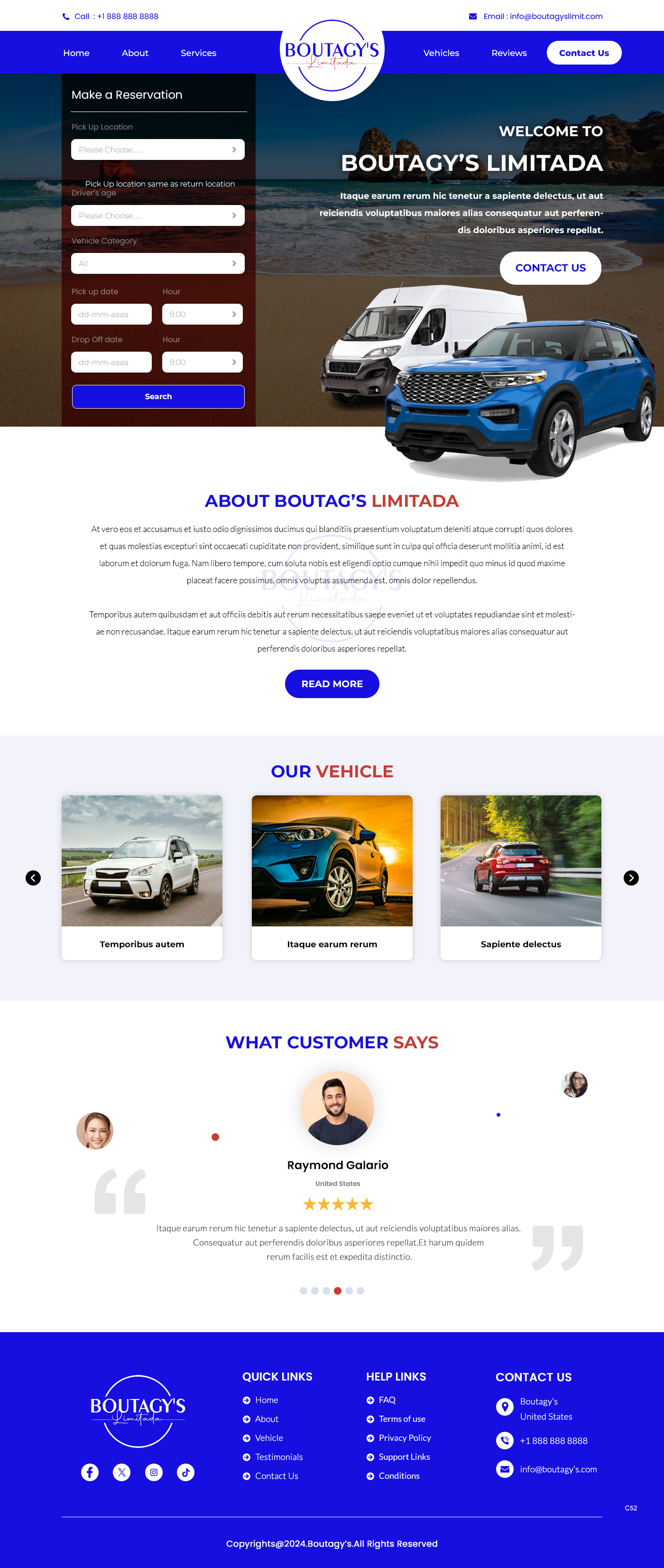 Web Design by pb for Boutagy's Ltd | Design #32722807