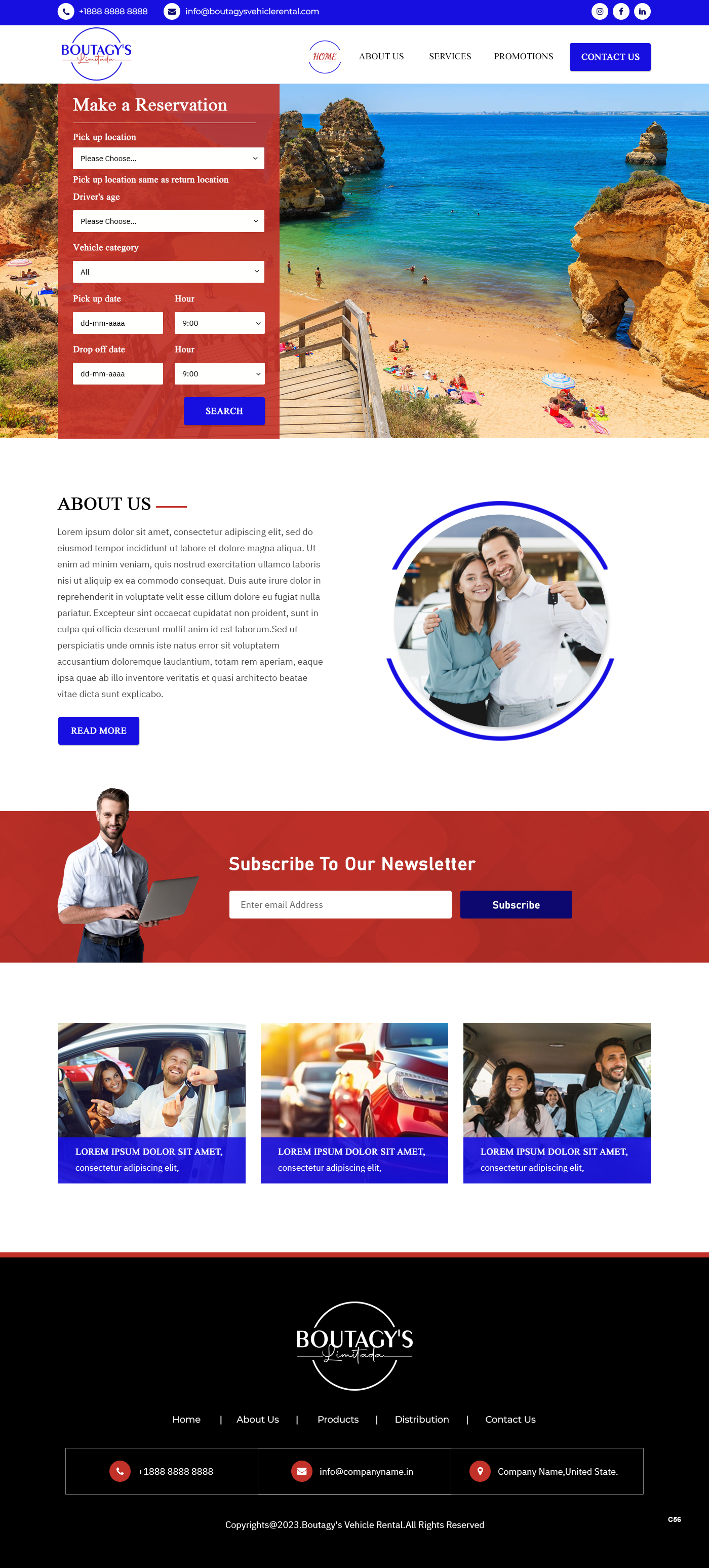 Web Design by pb for Boutagy's Ltd | Design #32722808