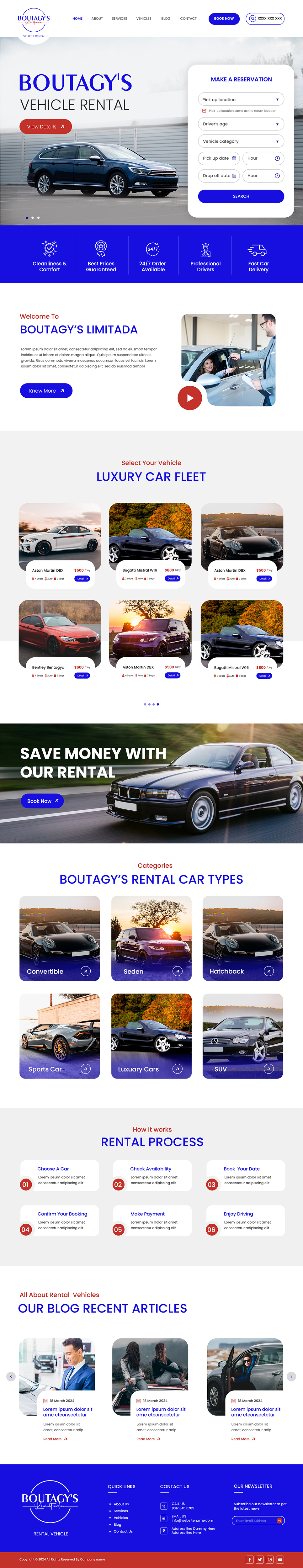 Web Design by Creations Box 2015 for Boutagy's Ltd | Design #32716405