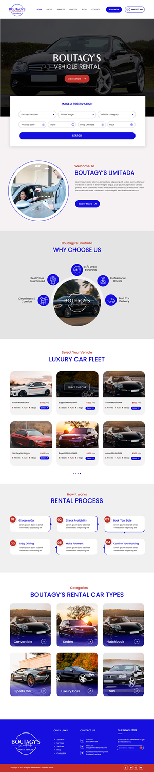 Web Design by Creations Box 2015 for Boutagy's Ltd | Design #32716790