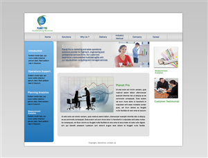 Web Design by deph for PlanetPro Inc. | Design: #70328