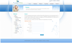 Web Design by Parag Thakur for PlanetPro Inc. | Design: #69150