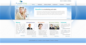 Web Design by Parag Thakur for PlanetPro Inc. | Design: #69415