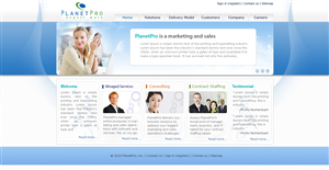 Web Design by Parag Thakur for PlanetPro Inc. | Design: #69957