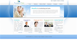 Web Design by Parag Thakur for PlanetPro Inc. | Design: #69991
