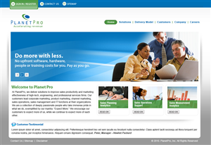 Web Design by Sky Ram for PlanetPro Inc. | Design: #69940