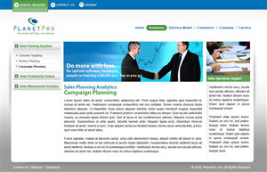 Web Design by Sky Ram for PlanetPro Inc. | Design: #69942