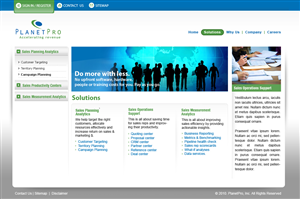 Web Design by Sky Ram for PlanetPro Inc. | Design: #70488