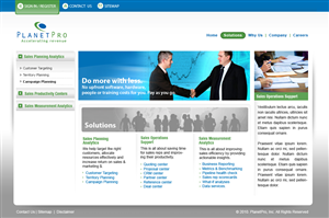 Web Design by Sky Ram for PlanetPro Inc. | Design: #70490