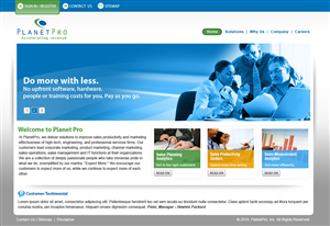 Web Design by Sky Ram for PlanetPro Inc. | Design: #70923