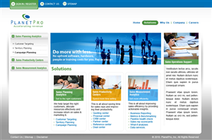 Web Design by Sky Ram for PlanetPro Inc. | Design: #70948