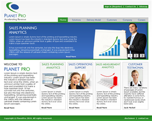 Web Design by LogoDesigns.ae for PlanetPro Inc. | Design: #69631
