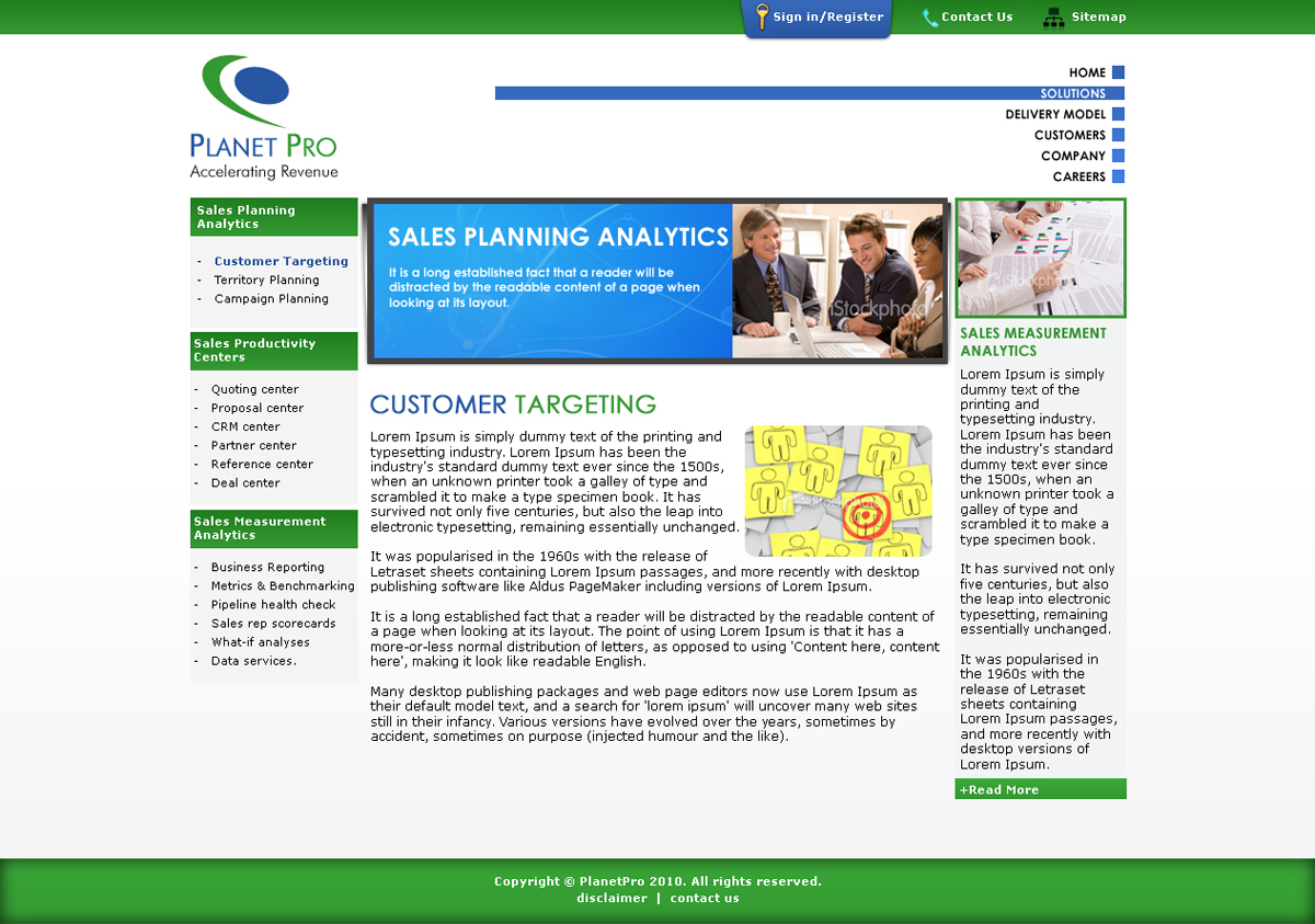 Web Design by LogoDesigns.ae for PlanetPro Inc. | Design #70254