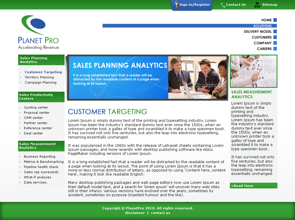 Web Design by LogoDesigns.ae for PlanetPro Inc. | Design #70486