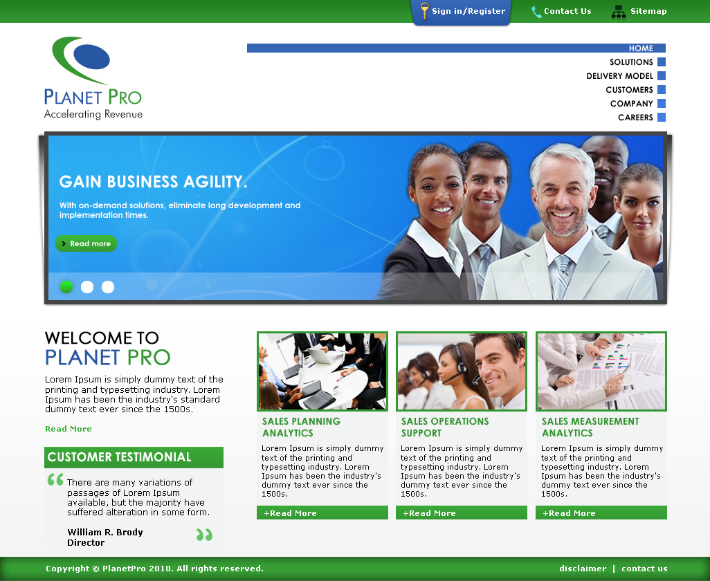 Diseño Web por LogoDesigns.ae para PlanetPro Inc. | Diseño #70861