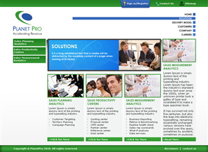 Web Design by LogoDesigns.ae for PlanetPro Inc. | Design: #71376