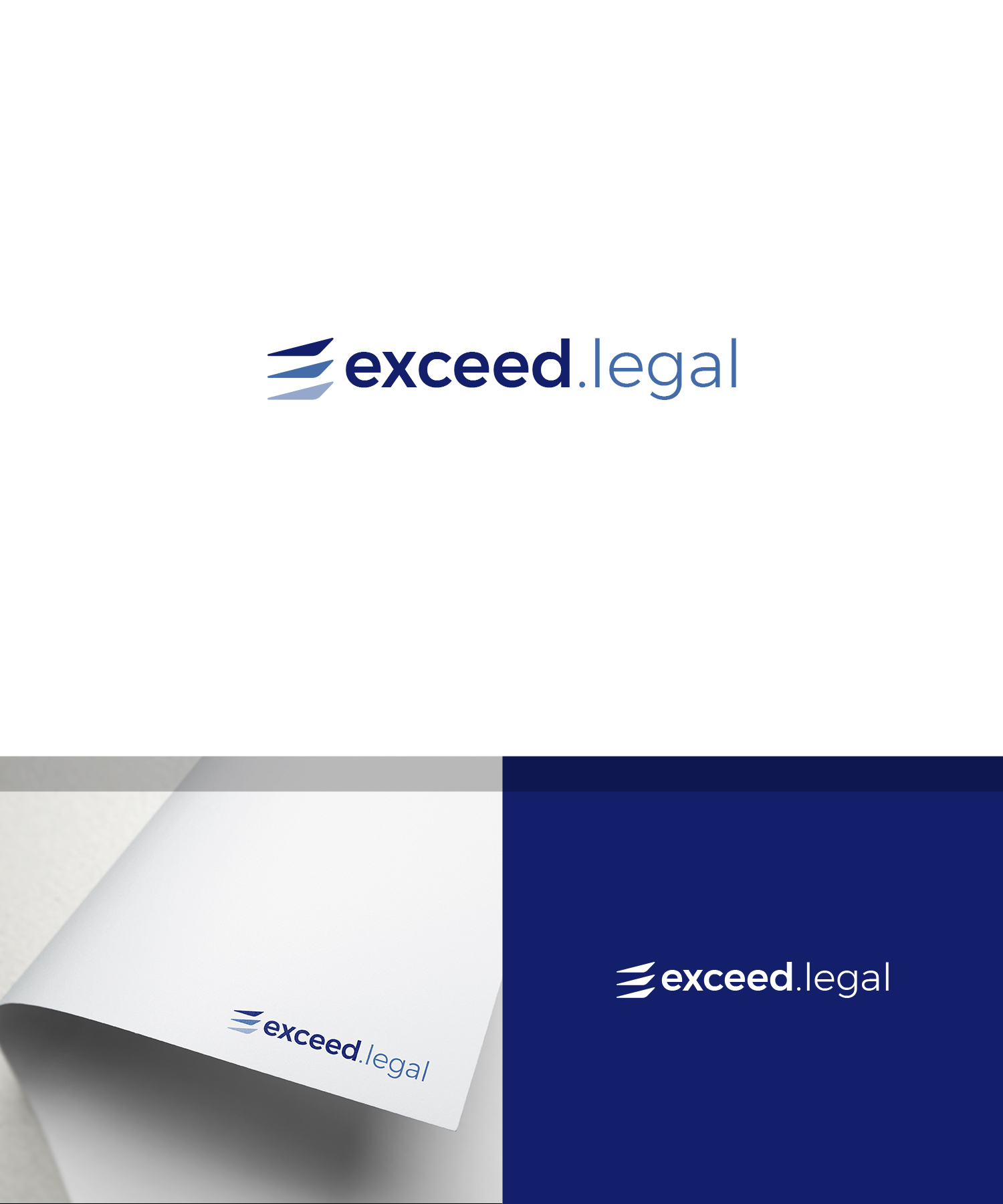 Logo Design by JohnM. for Exceed Legal PLLC | Design #32718246