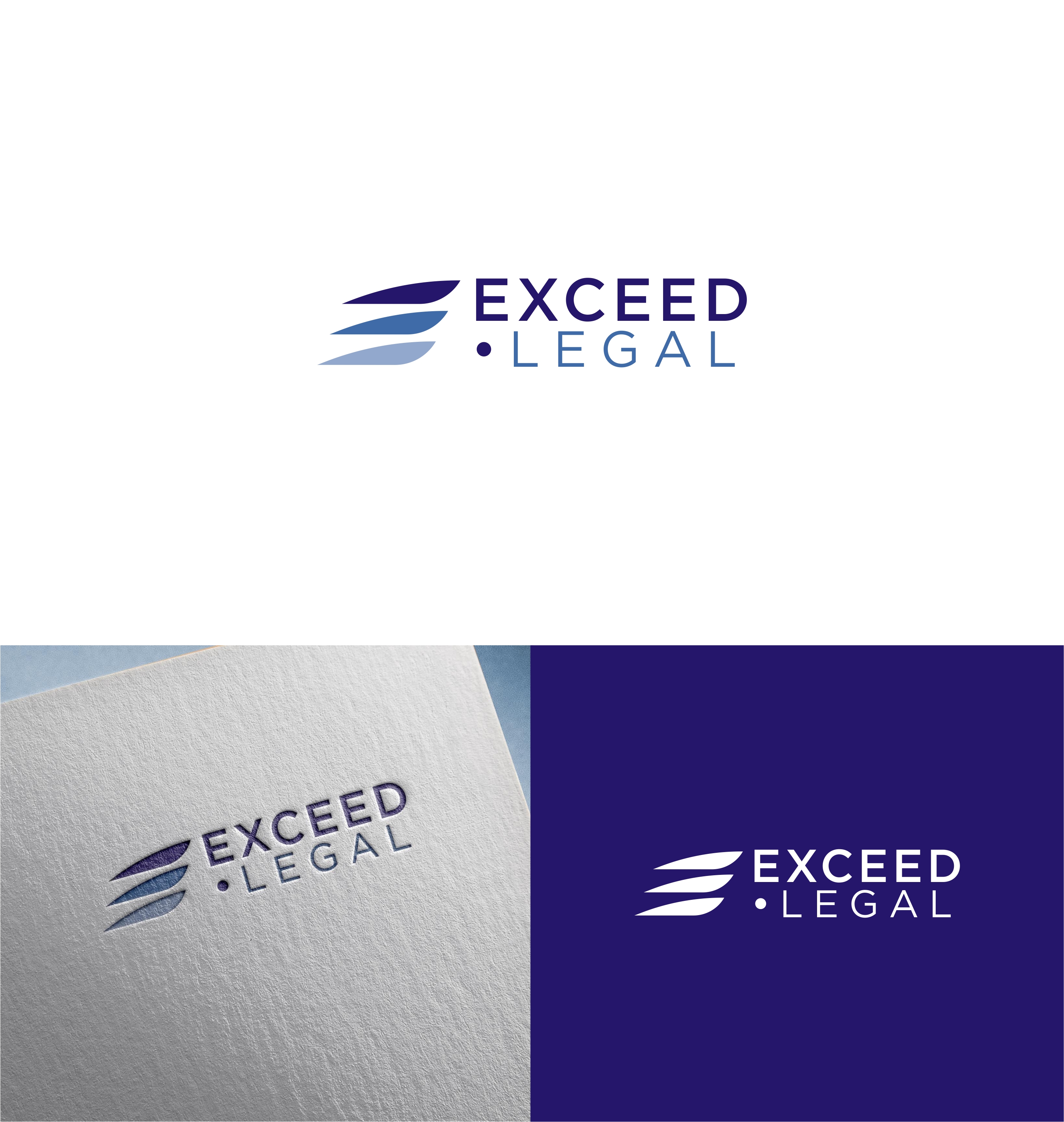 Logo Design by Joenet Jayawarna for Exceed Legal PLLC | Design #32735260