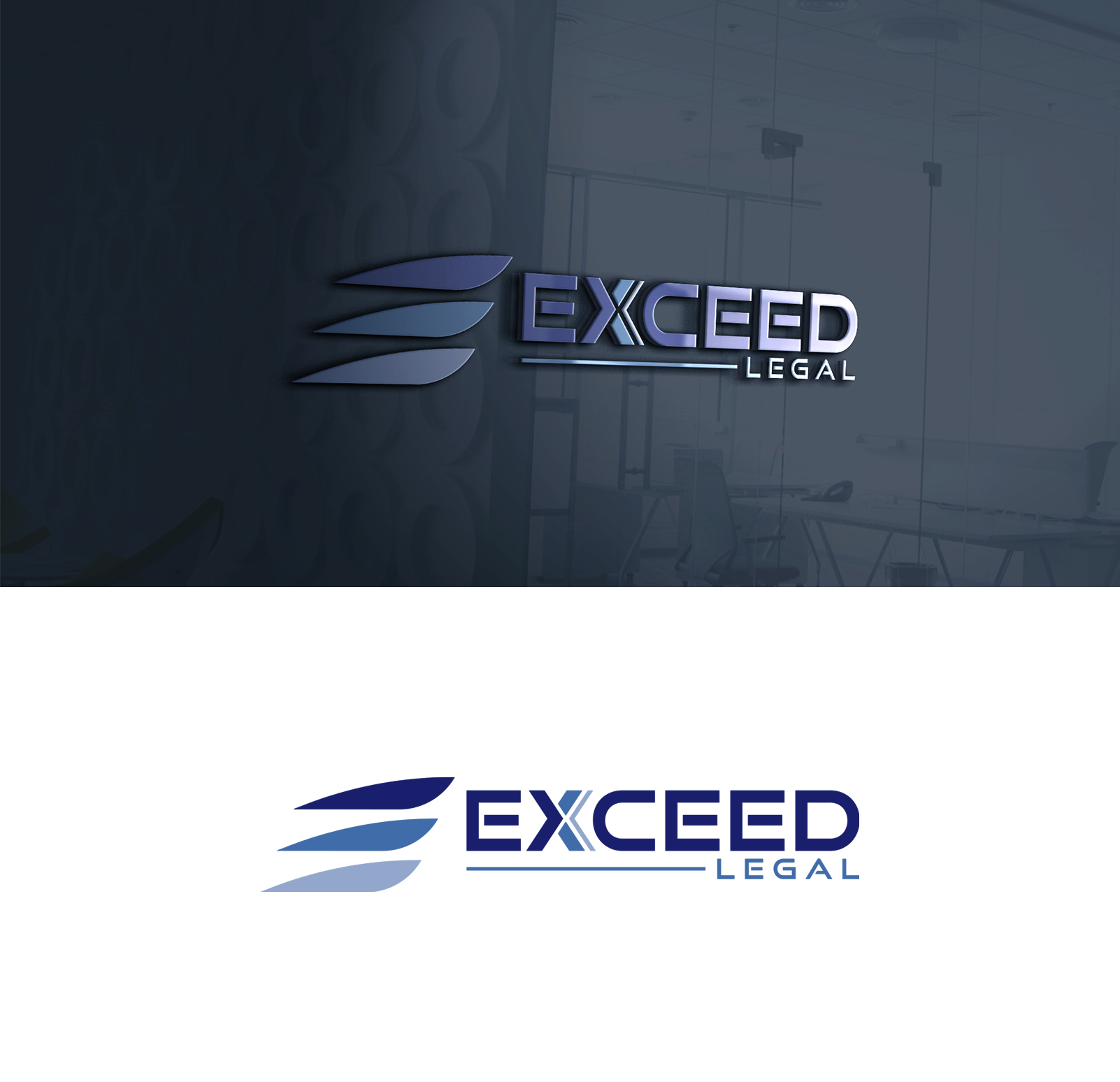 Logo Design by Soonia for Exceed Legal PLLC | Design #32718499