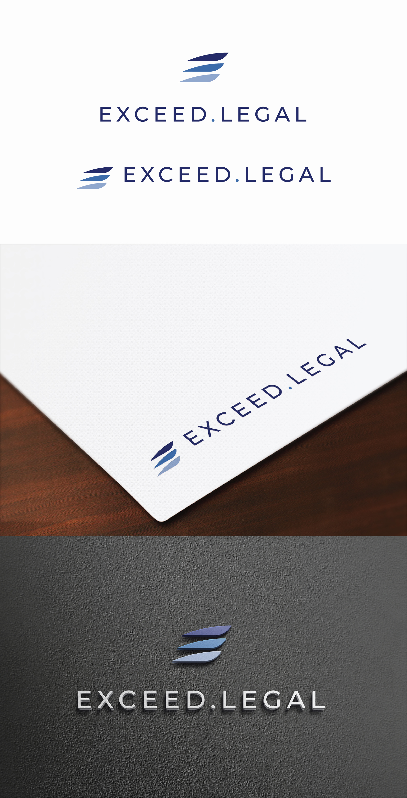 Logo Design by IMilenovic for Exceed Legal PLLC | Design #32755104