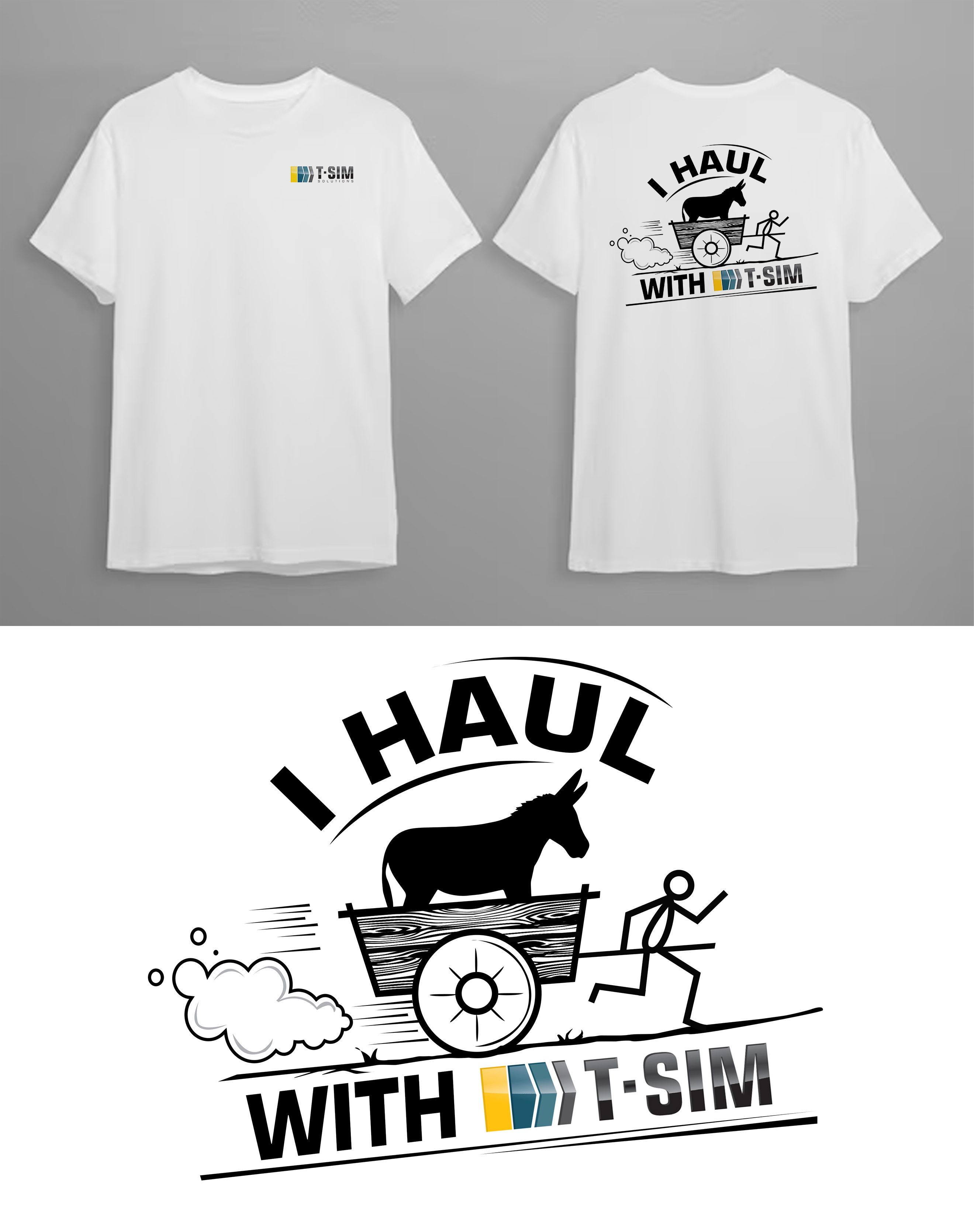 T-shirt Design by ARTOGRAPHY for T-SIM Solutions | Design #32722646