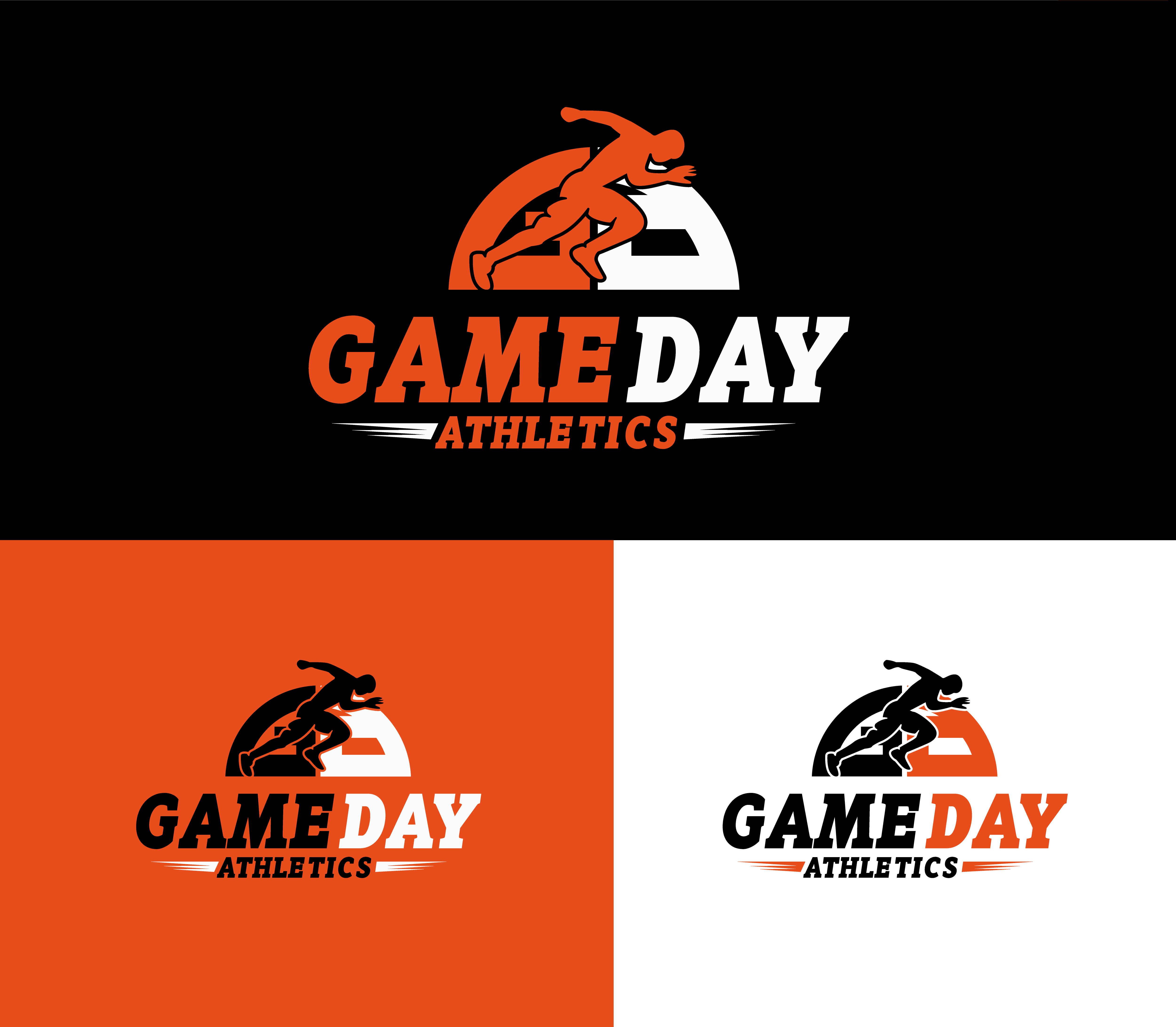 Logo Design by ainee4 for GAMEDAY ATHLETICS, LLC | Design #32724701