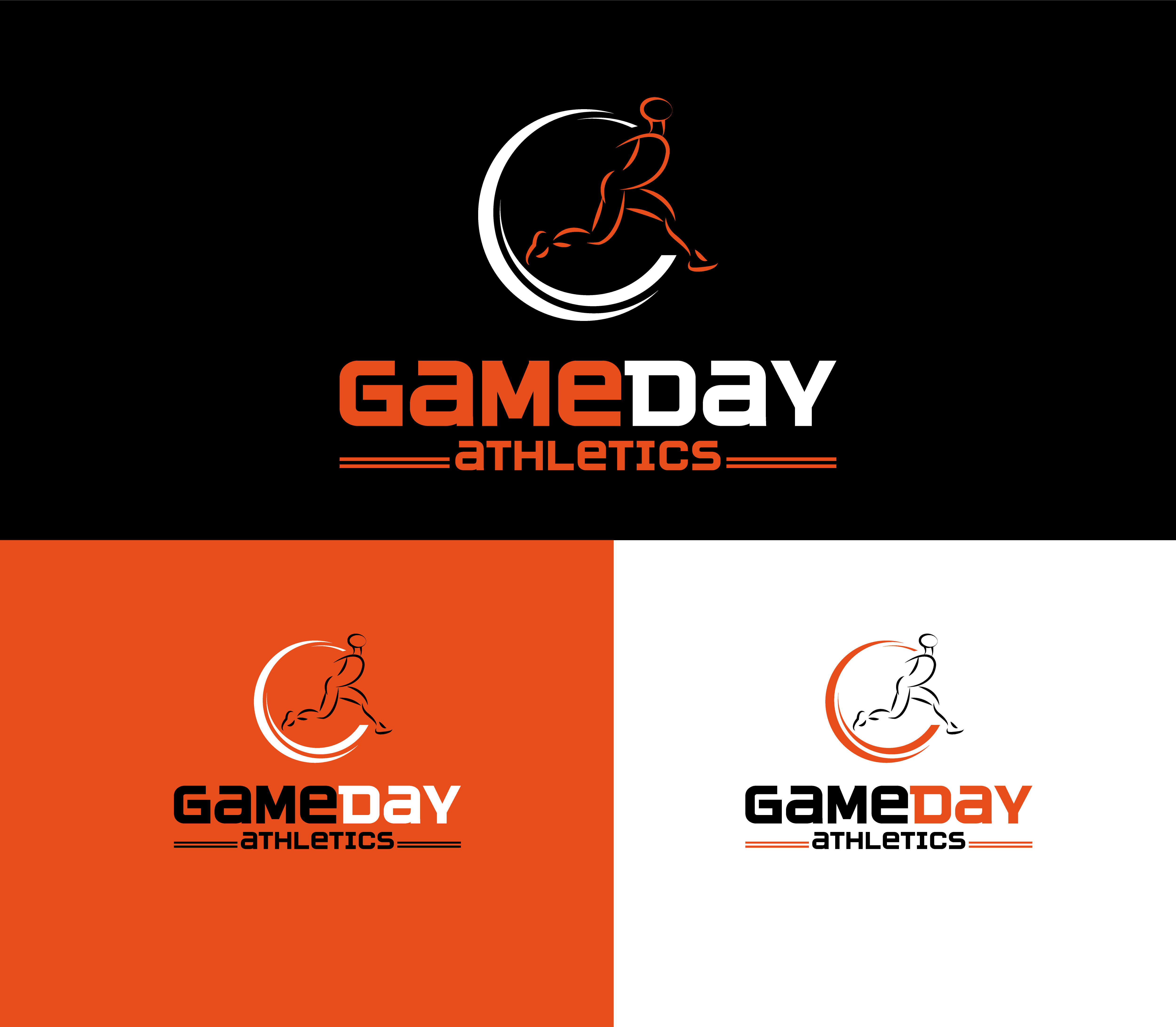 Logo Design by ainee4 for GAMEDAY ATHLETICS, LLC | Design #32724721