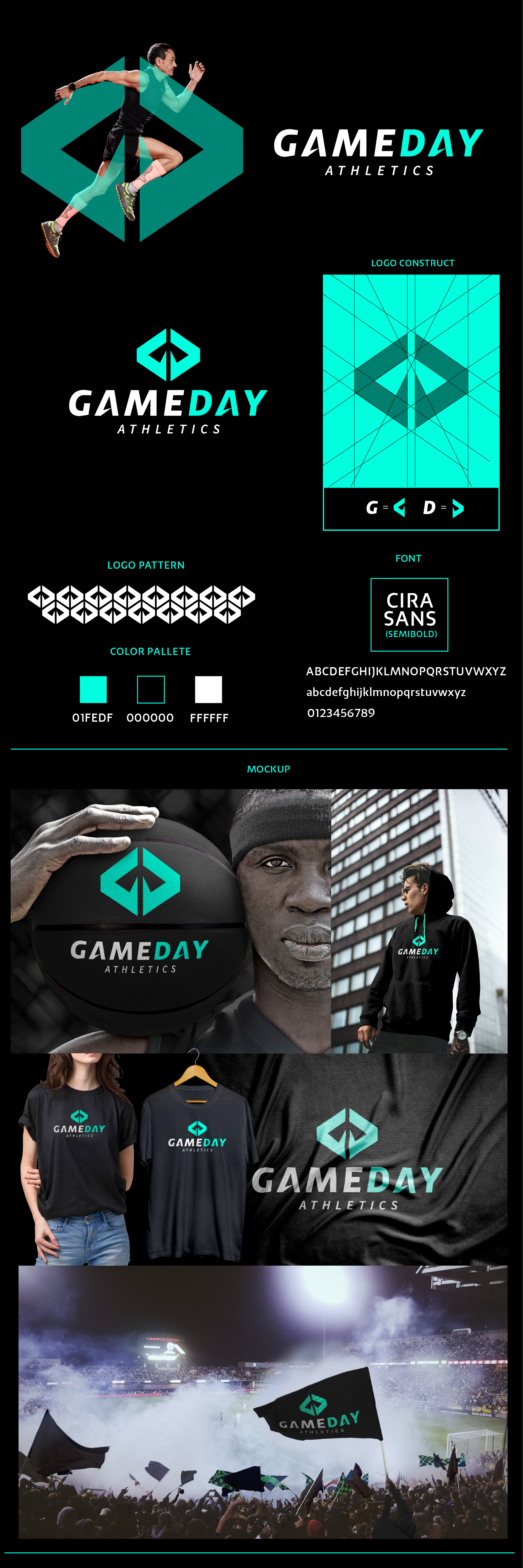 Logo Design by Grapismo Brand Studio for GAMEDAY ATHLETICS, LLC | Design #32726596