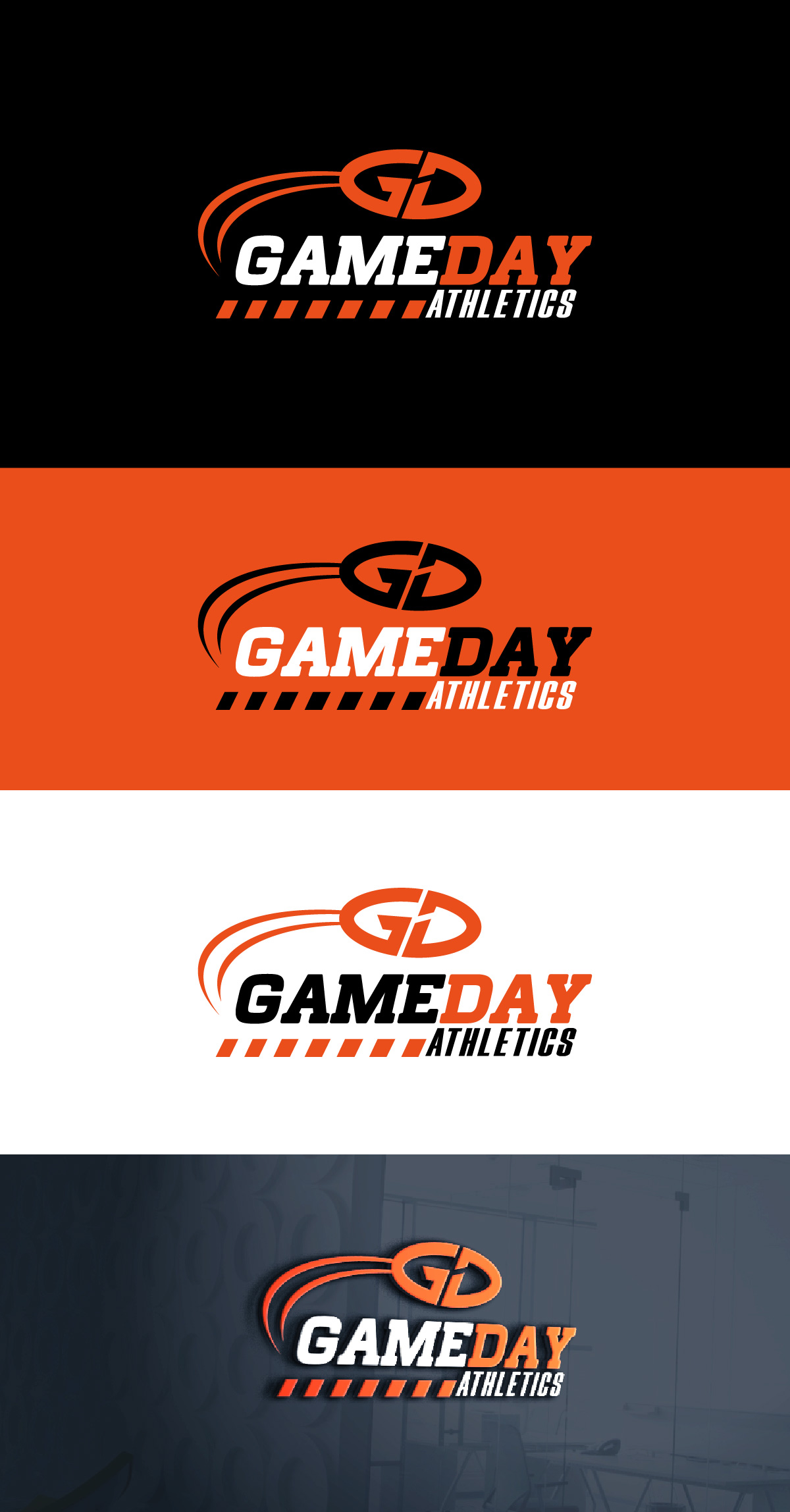 Logo Design by fly  design for GAMEDAY ATHLETICS, LLC | Design #32729965