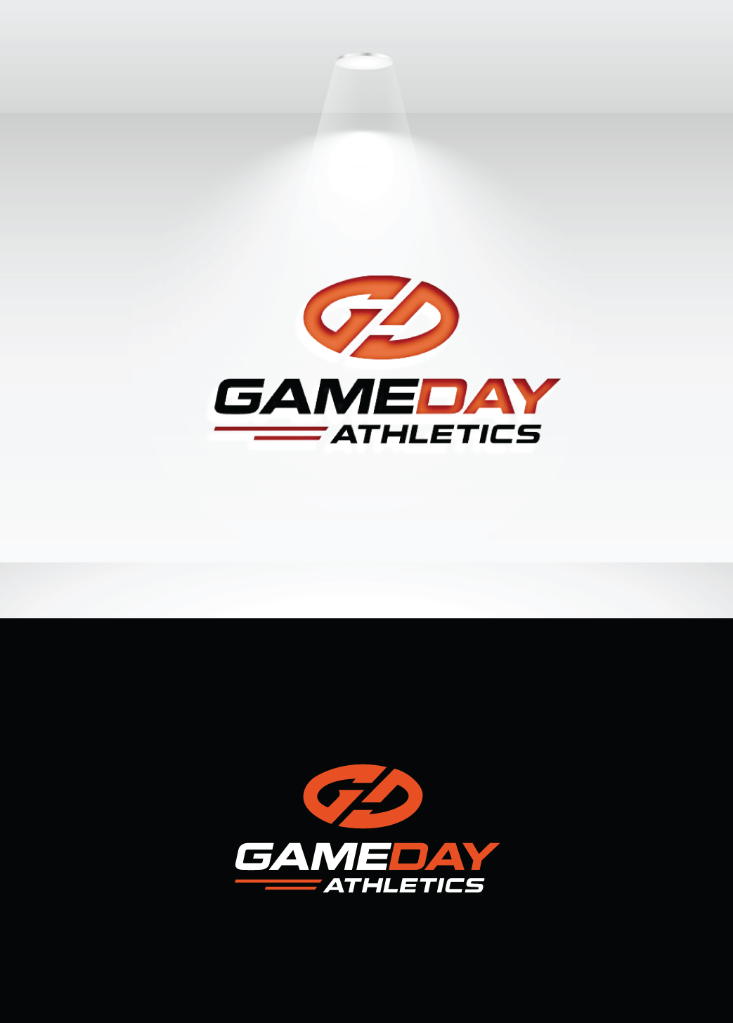 Logo Design by step forward 2 for GAMEDAY ATHLETICS, LLC | Design #32724536