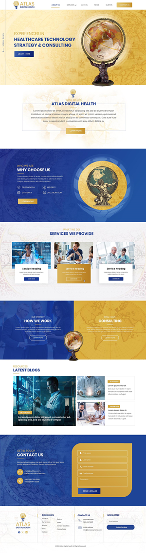 Web Design by Blue Sparrow for this project | Design: #32737747