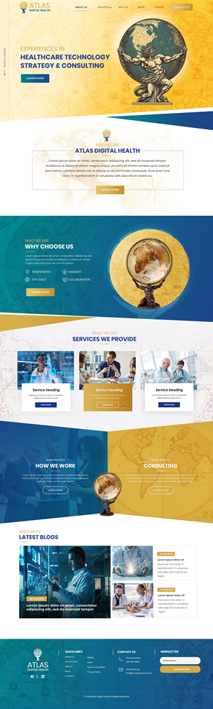 Web Design by Blue Sparrow for this project | Design: #32737765