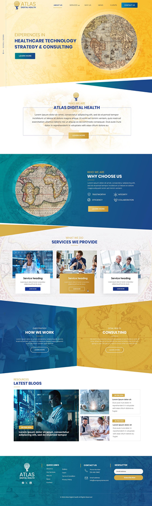 Web Design by Blue Sparrow for this project | Design: #32738420