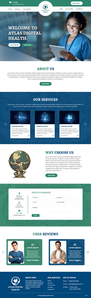 Web Design by pb for this project | Design: #32745069