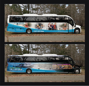 Full Wrap Design For Executive Coach Bus