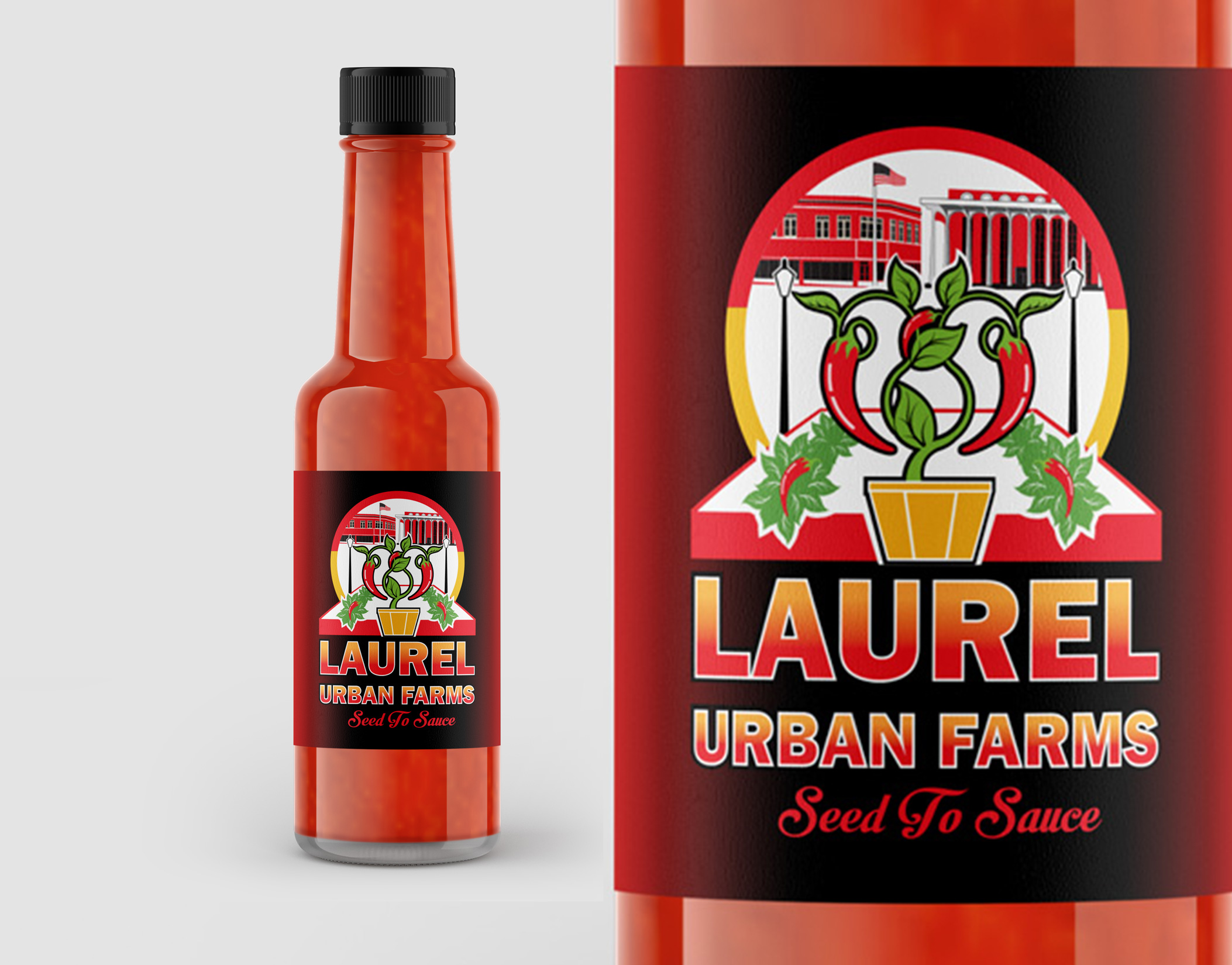 Logo Design by Wonderful design for Laurel Urban Farms  | Design #32772299