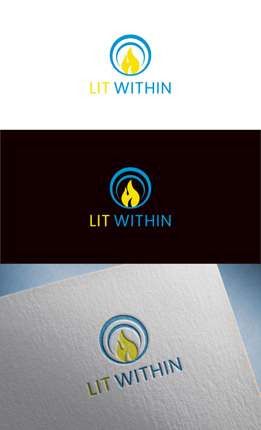Logo Design by flora.c design for Lit Within | Design #32734361