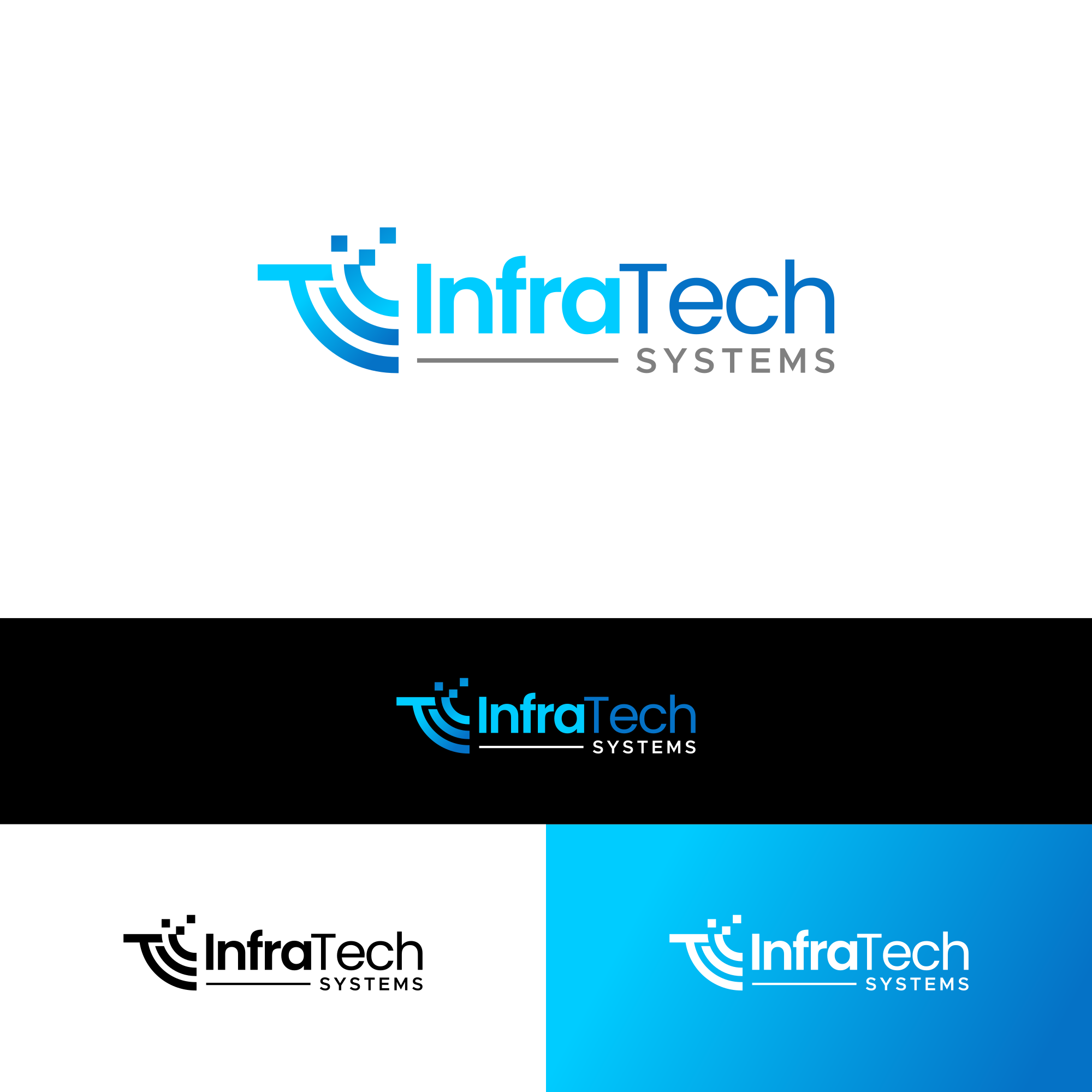 Logo Design by 3n0h99 for Infratech Systems | Design #32734847