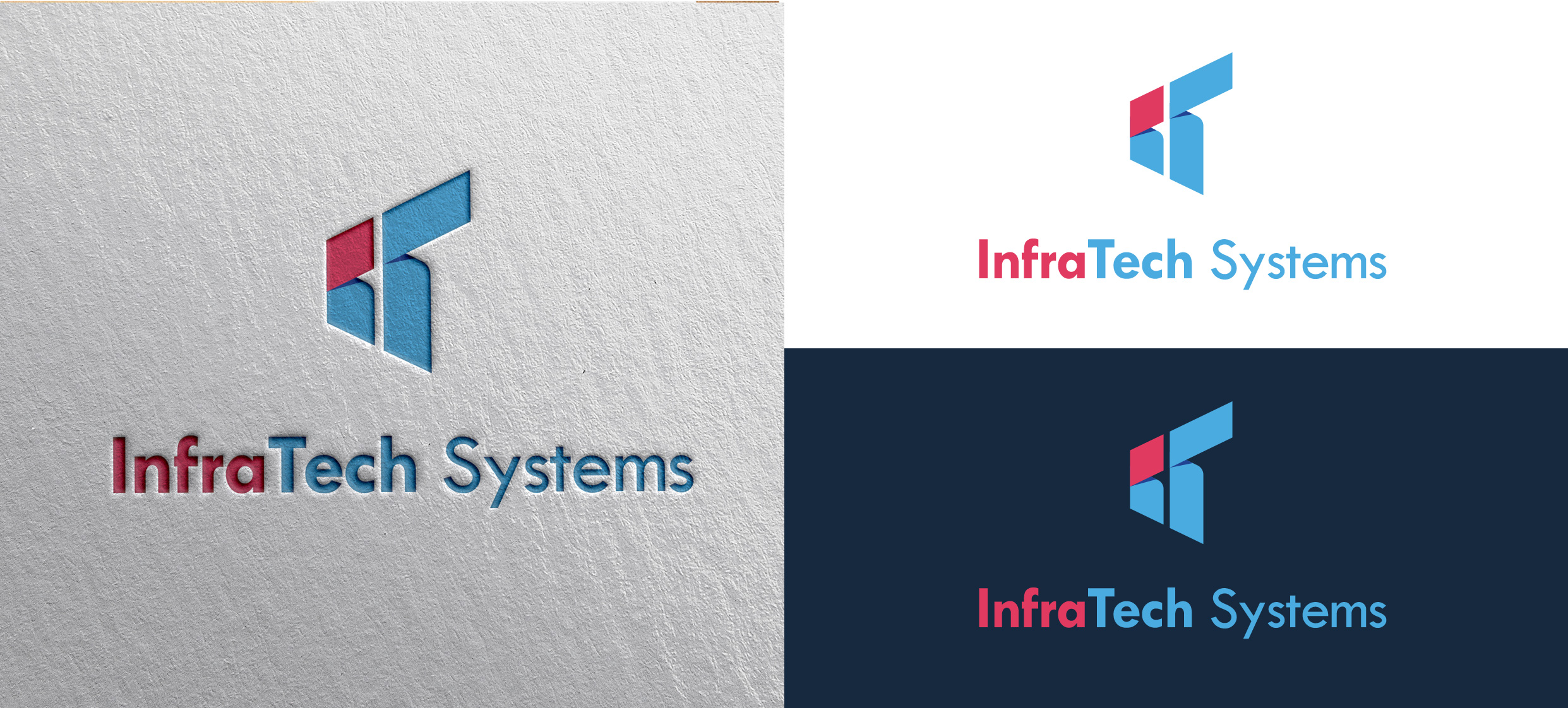 Logo Design by Pixel Rain for Infratech Systems | Design #32740491