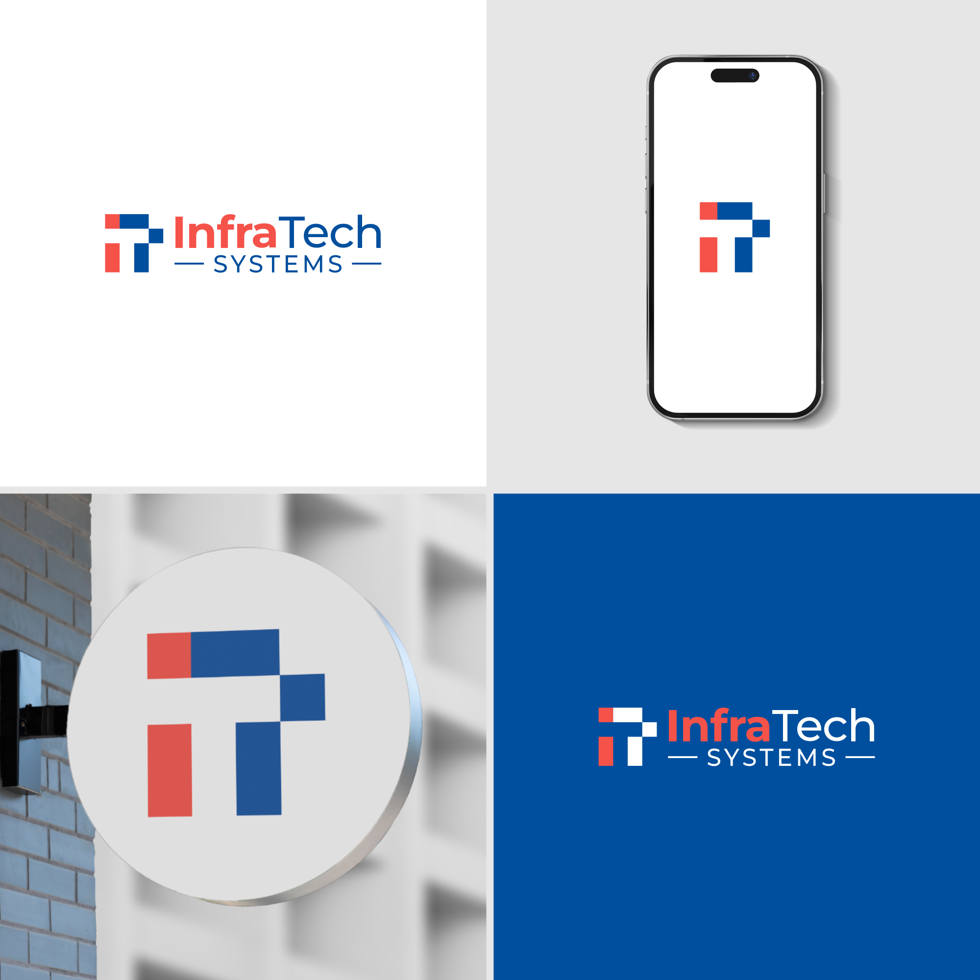 Logo Design by Royco for Infratech Systems | Design #32732463
