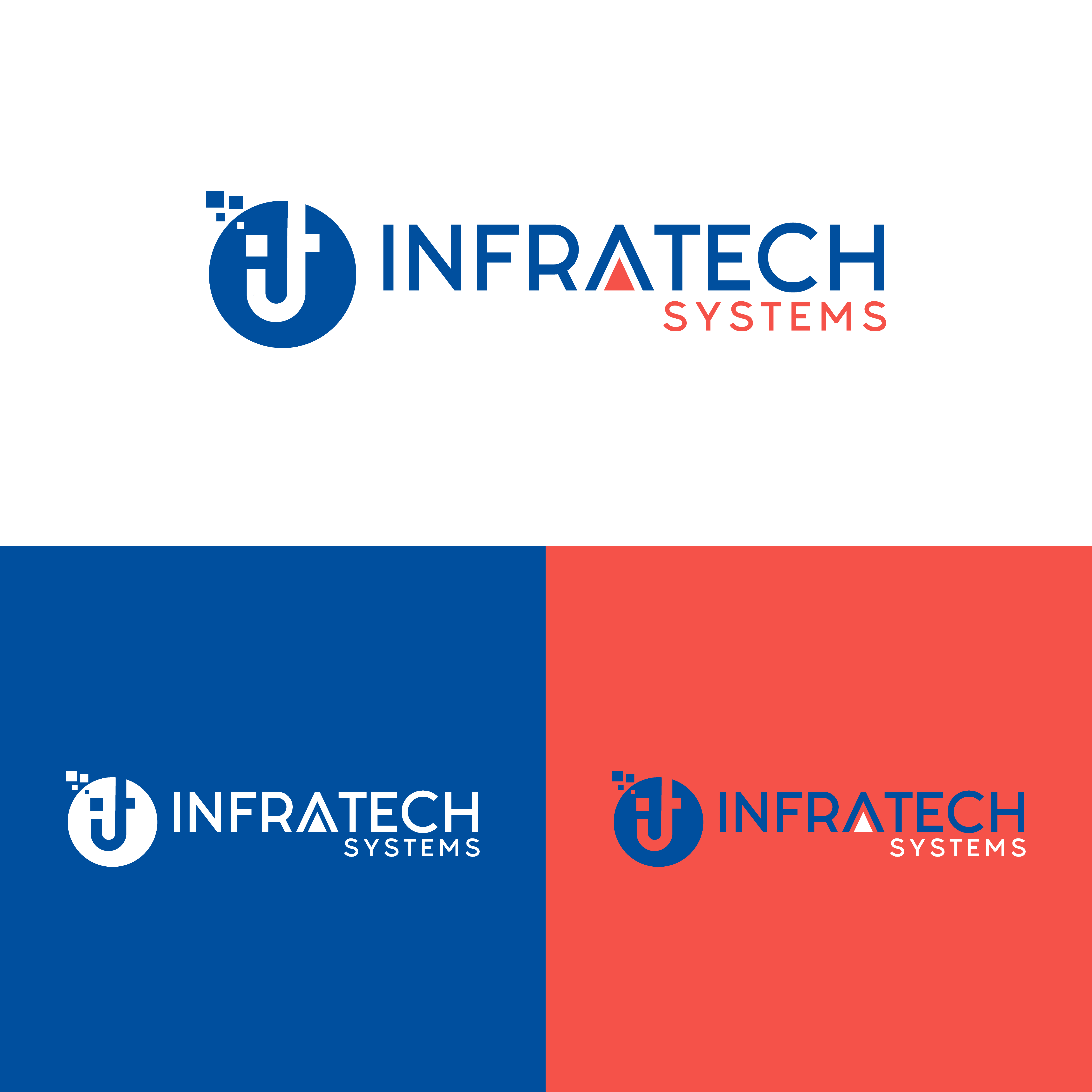 Logo Design by AKTech for Infratech Systems | Design #32733627