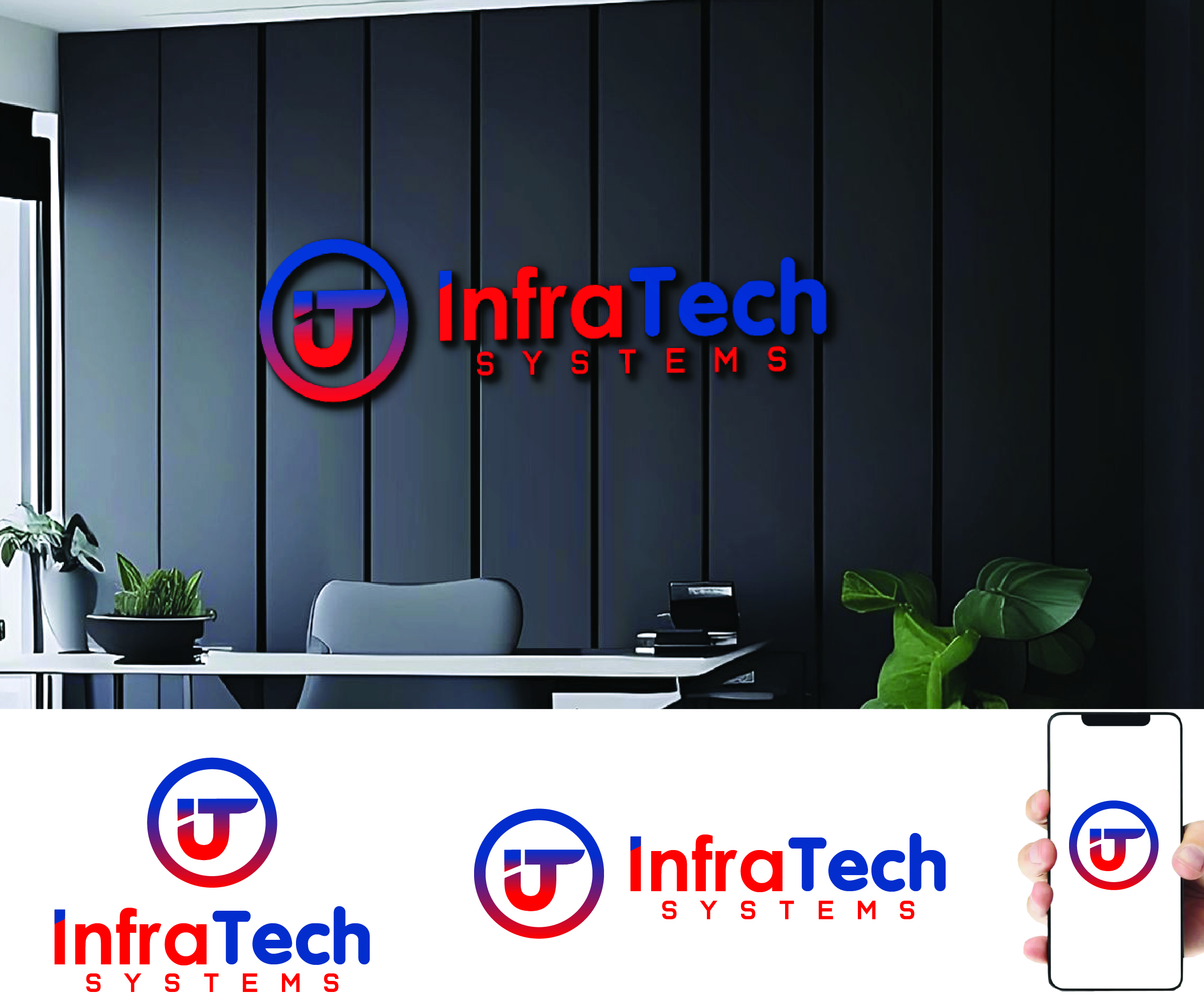 Diseño de Logo por S5 para Infratech Systems | Diseño #32733167
