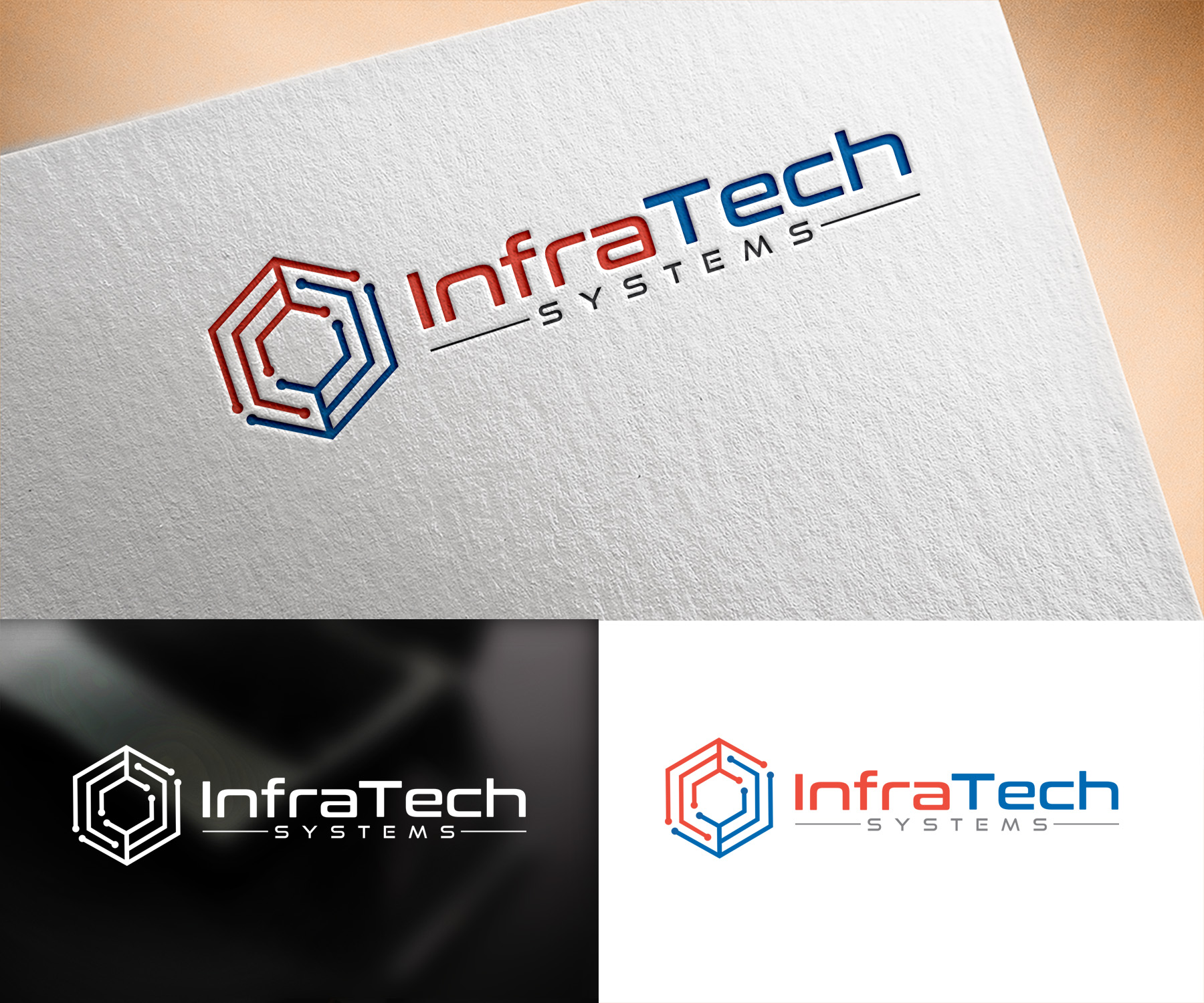 Logo Design by Vishak vasu for Infratech Systems | Design #32743849