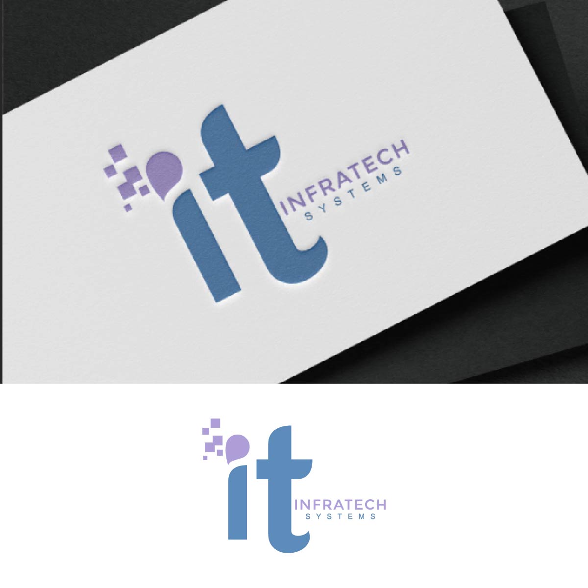 Logo Design by fly  design for Infratech Systems | Design #32734881