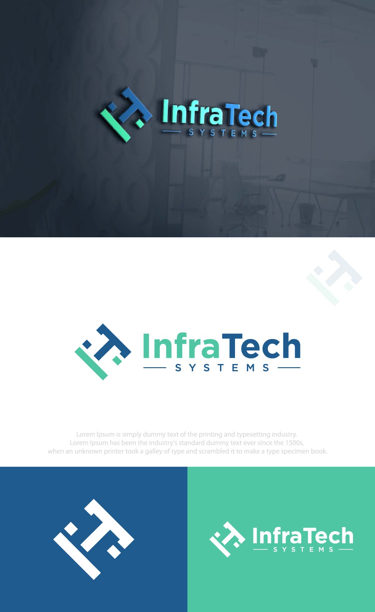 Logo Design by fly  design for Infratech Systems | Design #32734882