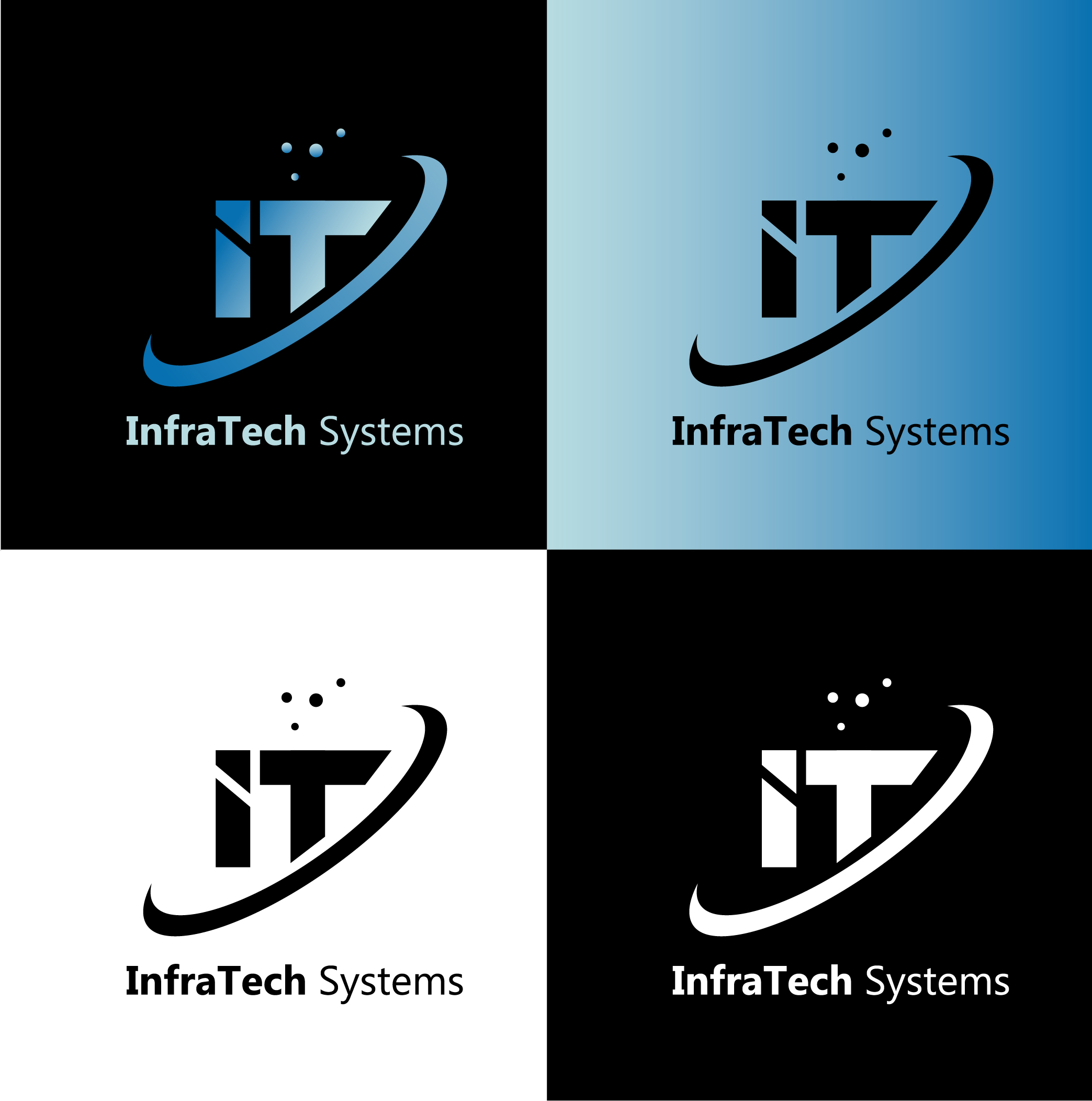 Logo Design by CrewType for Infratech Systems | Design #32733881