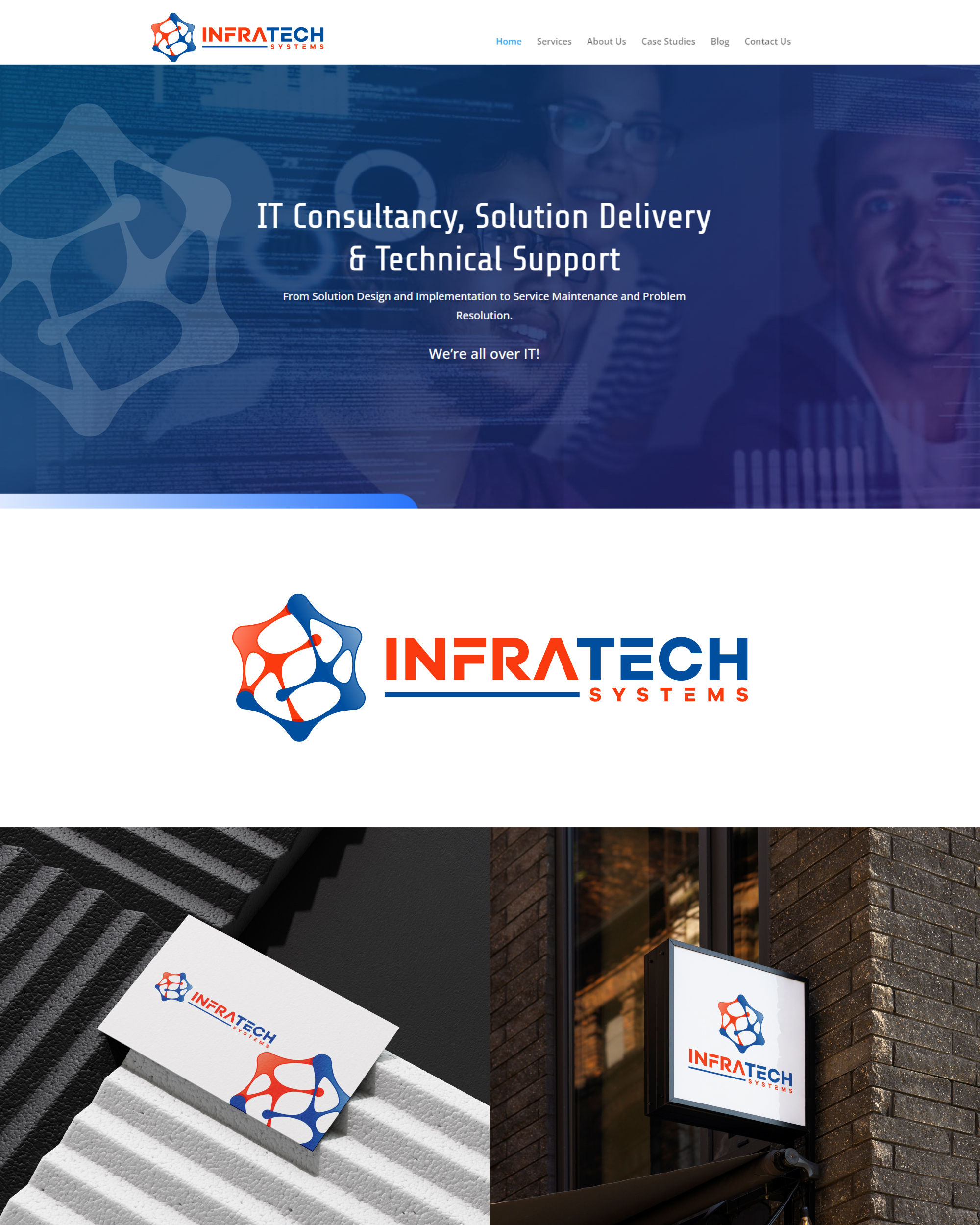 Logo Design by kasva1 for Infratech Systems | Design #32733597