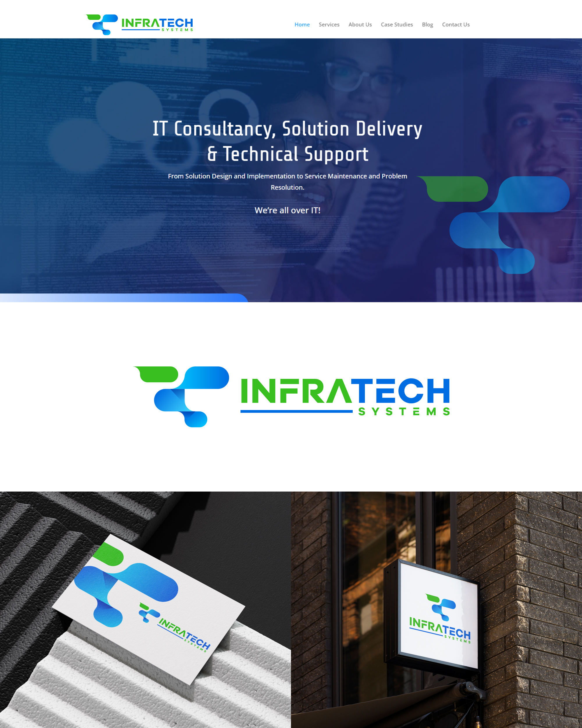 Logo Design by kasva1 for Infratech Systems | Design #32733632
