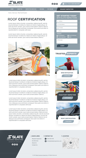 Web Design by Blue Sparrow for this project | Design: #32766814