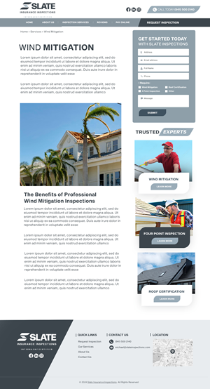 Web Design by Blue Sparrow for this project | Design: #32766828